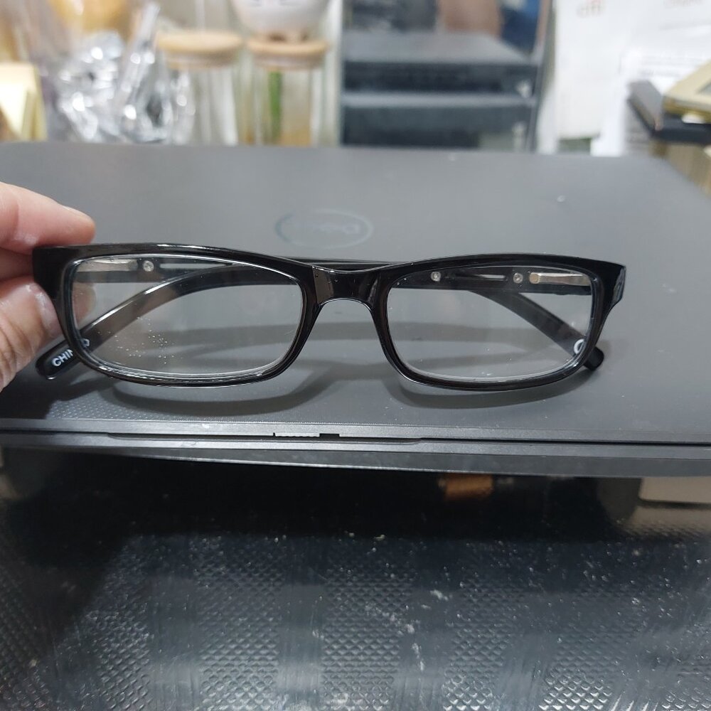 Simple Black Foster Grant Reading Glasses Readers 1.00 Power LO0715 Brandon BLK